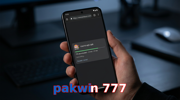 Main screen of Pakwin 777 apk page for PK players