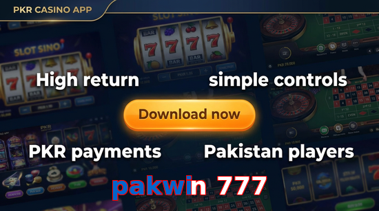 Main screen of Pakwin 777 gamedownload page for PK players