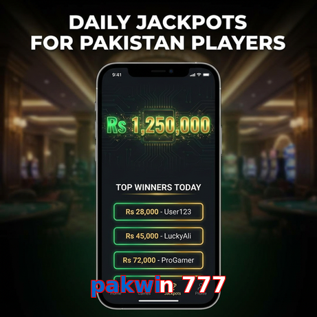 Game list for Pakwin 777 win section